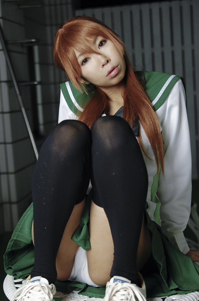 [Cosplay] 2013.04.09  Big boobs Saya Takagi 性感制服诱惑